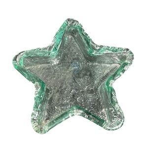 Eco Glass Recycled Glass Star Shaped Glass Bowl Art Made in Spain